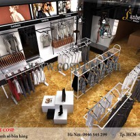 Thiết kế thi công shop thời trang nữ Chị Thu - Lò Đúc